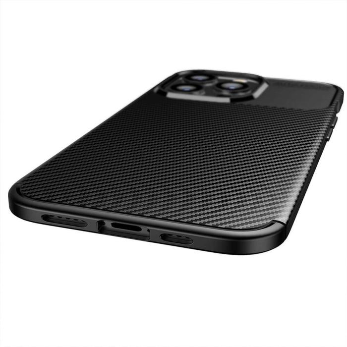 OEM - CARBON PREMIUM skal för iPhone 14 Pro Max svart