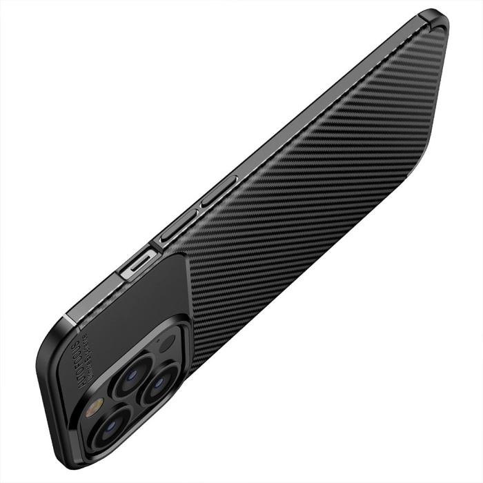 OEM - CARBON PREMIUM skal för iPhone 14 Pro Max svart