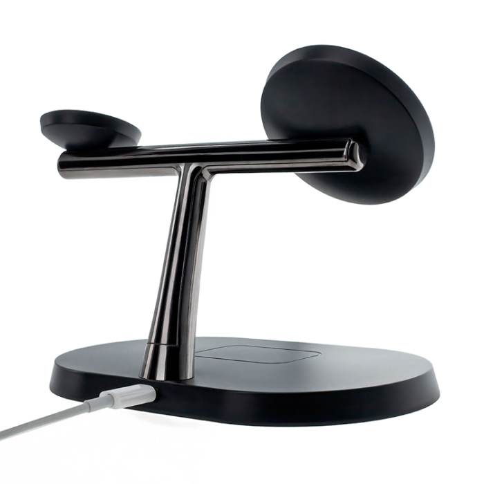 Maxlife - Maxlife 3-in-1 Trådlös Laddare Magsafe iPhone, Apple Watch, AirPods - Svart