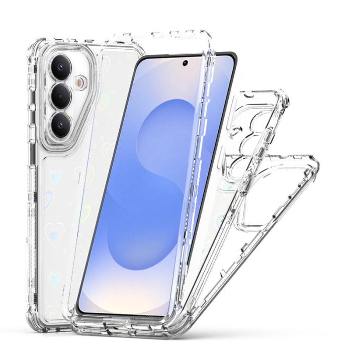 OEM - Mobilskal för Samsung Galaxy S26 Plus Transparent TPU - Hjärtan