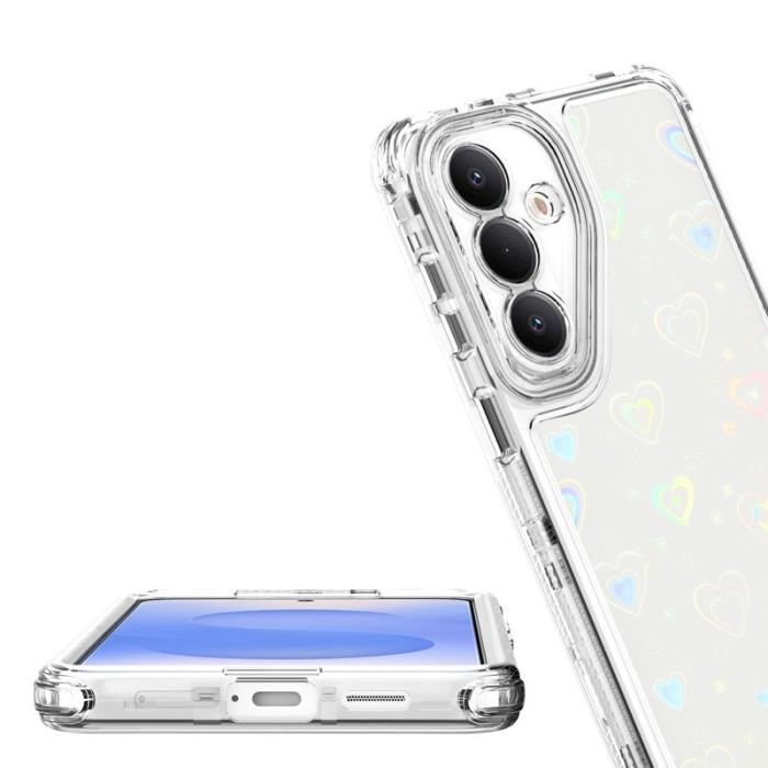 OEM - Mobilskal för Samsung Galaxy S26 Plus Transparent TPU - Hjärtan