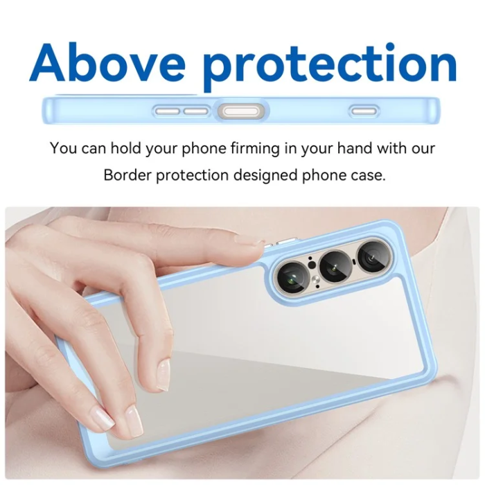 OEM - Sony Xperia 1 VII Mobilskal Acrylic TPU - Blå