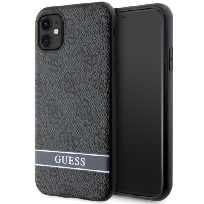Guess - Guess iPhone 11/XR Mobilskal Stripe - Grå