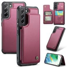 Caseme - CASEME C22 Fodral f&ouml;r Samsung Galaxy S21 FE 5G - R&ouml;d