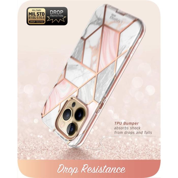 UTGATT1 - SupCase iPhone 14 Pro Max Skal Cosmo - Marble
