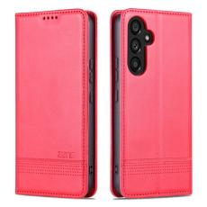 AZNS - AZNS Samsung Galaxy S23 FE Pl&aring;nboksfodral Konstl&auml;der - R&ouml;d