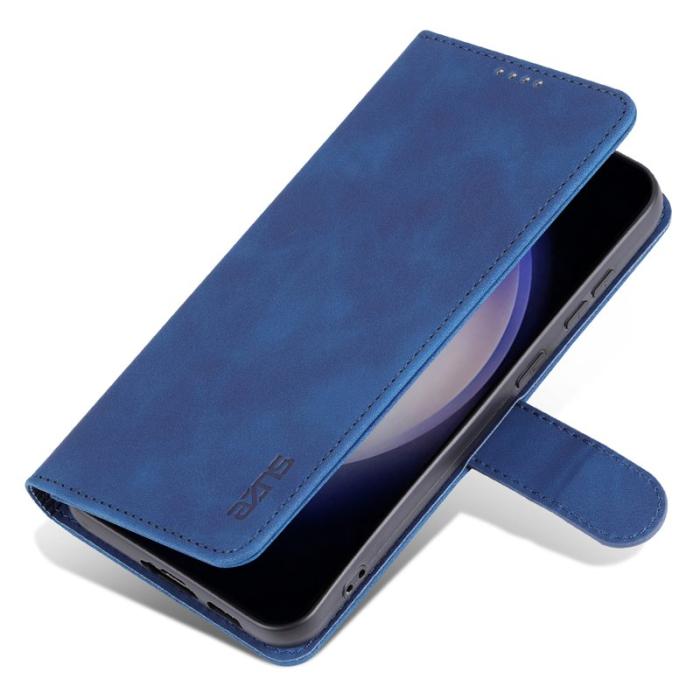 AZNS - AZNS Samsung Galaxy S23 FE Plånboksfodral Slim Konstläder - Blå