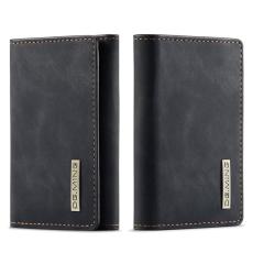DG.MING - DG.MING M1 Series Tri-Fold Pl&aring;nbok i PU-l&auml;der - Svart