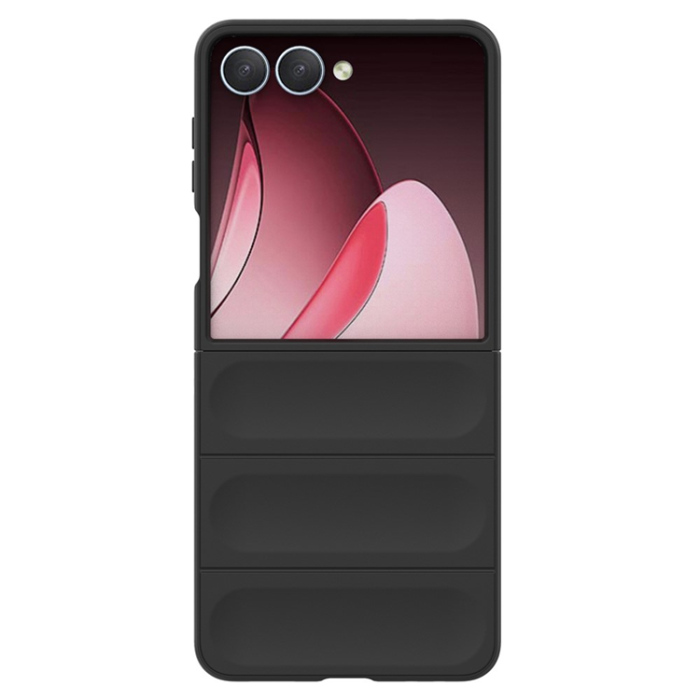 A-One Brand - Galaxy Z Flip 7 Mobilskal Anti-Drop TPU Rugged - Svart
