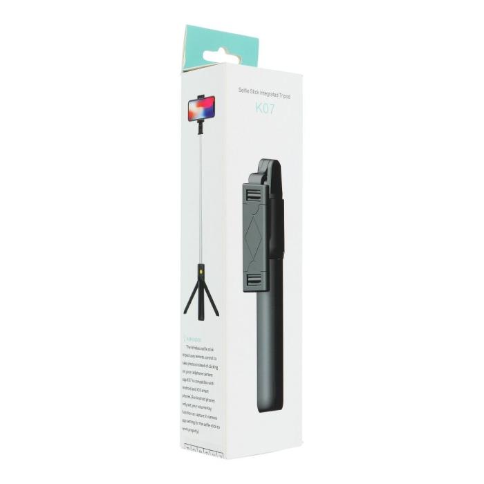 Forcell - Combo Bluetooth Selfiestick med Stativ - Svart