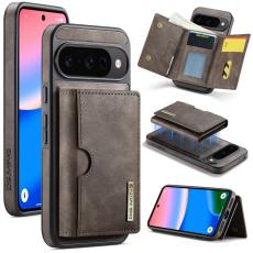 DG.MING - DG.MING M6 Series Konstl&auml;der Pl&aring;nboksfodral f&ouml;r Google Pixel 10 Pro - Brun