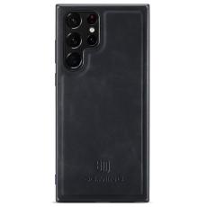 DG.MING - DG.MING Samsung Galaxy S24 Ultra Fodral Konstl&auml;der Svart