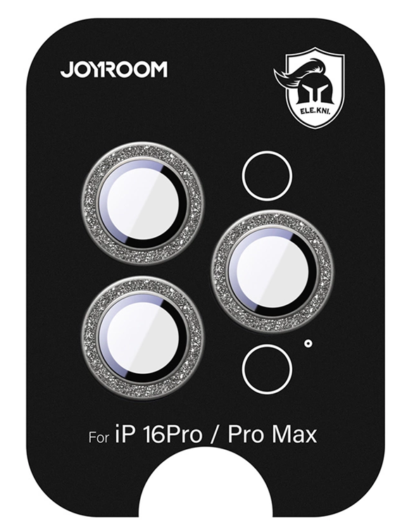 Joyroom iPhone 16 Pro/16 Pro Max Härdat Glas Kameralinsskydd - Titanium | 5468 | AlltMobil