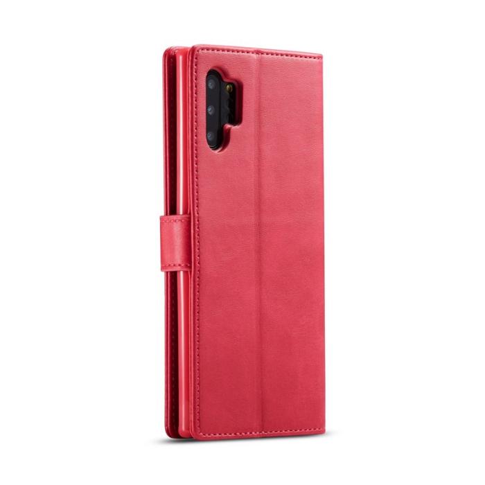 LC.imeeke - LC.IMEEKE Separated Wallet Design Mobilskal till Samsung Galaxy A32 5G - Rosa