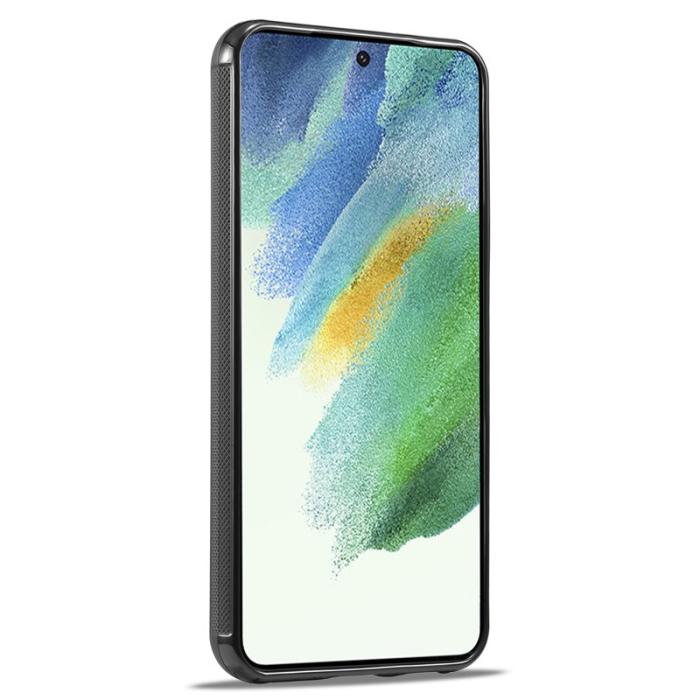 LC.imeeke - LC.IMEEKE Slim-Fit Mobilskal för Samsung Galaxy S21 FE 5G - Svart