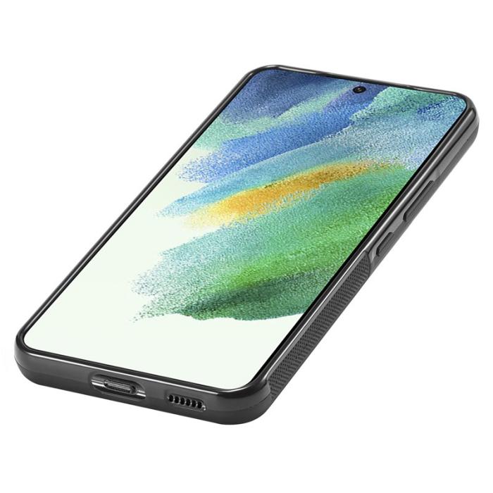 LC.imeeke - LC.IMEEKE Slim-Fit Mobilskal för Samsung Galaxy S21 FE 5G - Svart