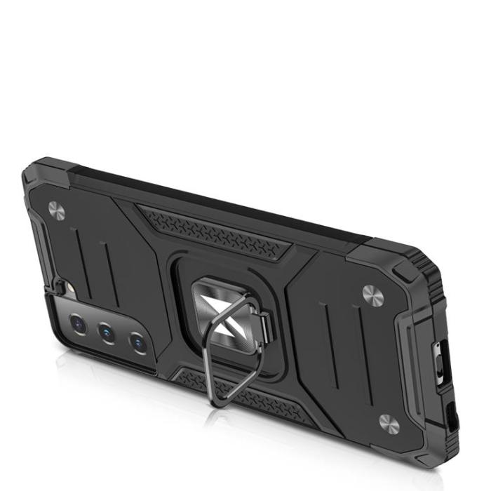 Wozinsky - Wozinsky Ring Armor Skal Galaxy S22 Plus - Svart