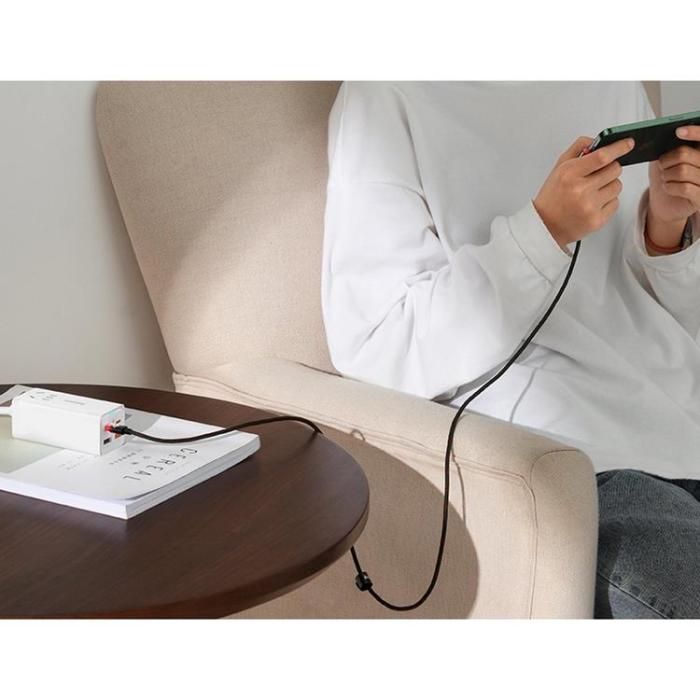 BASEUS - Baseus USB-C till Lightning kabel 20W MVP 2 Vinklad 1m