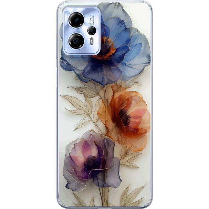 iSecrets - Mobilskal till Motorola Moto G13 med Silkesblommor