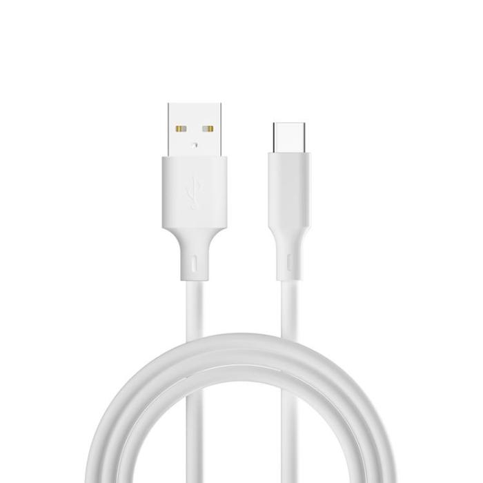 Forever Recycling - Forever USB-A till USB-C Kabel 3A 1.5m KR60-AC-00 - Vit