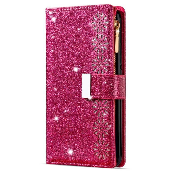 OEM - Starry Sky Samsung Galaxy S26 Fodral Äkta Läder - Rosa