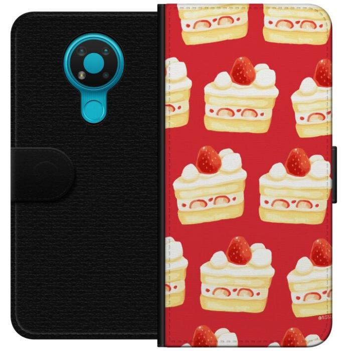 iSecrets - Plånboksfodral till Nokia 3.4 med Tårta