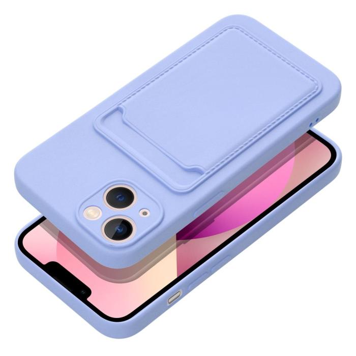 OEM - Forcell iPhone 14 Plus Skal Korthållare Violett