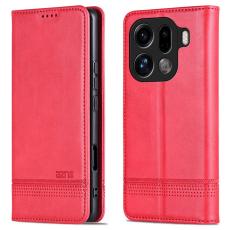 AZNS - AZNS Oppo Find X9 Pro 5G Pl&aring;nboksfodral Konstl&auml;der - R&ouml;d