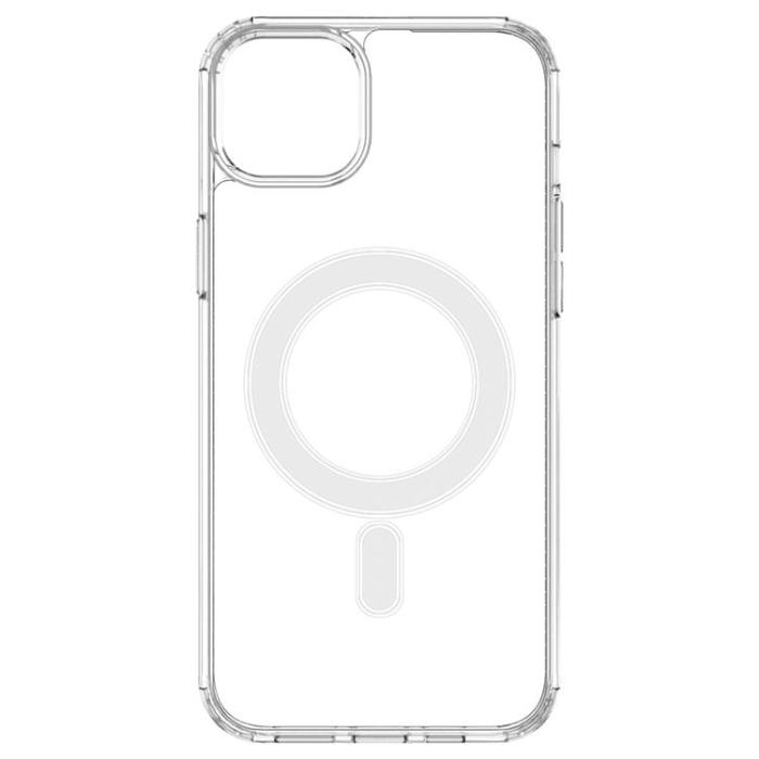 OEM - iPhone 15 Plus Mobilskal Magsafe Armored Gel - Transparent