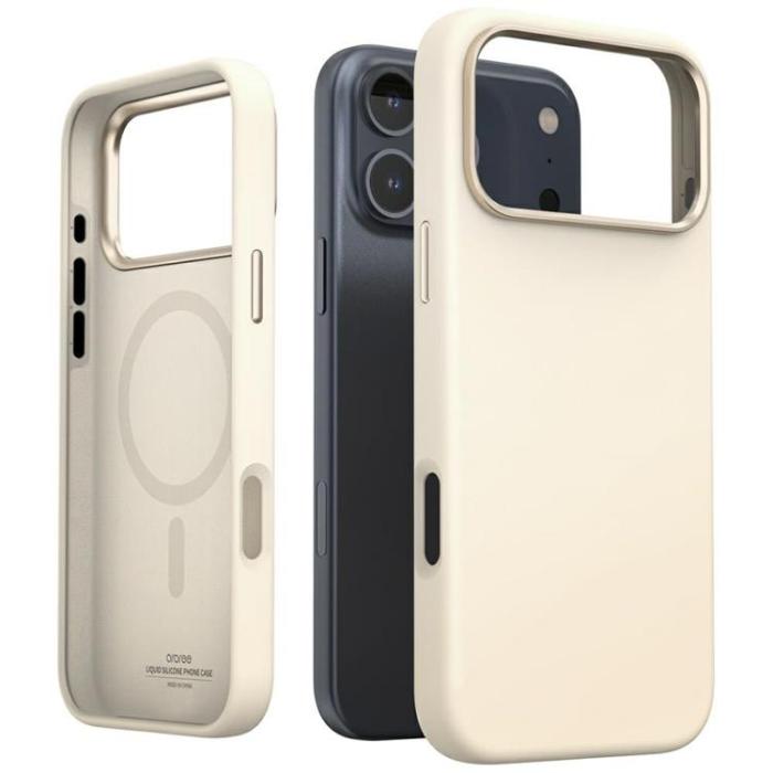 Araree - Araree iPhone 17 Pro Max Mobilskal MagSafe Typo Skin M - Stone