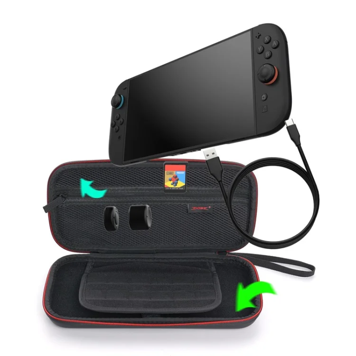 Dobe - Dobe Nintendo Switch 2 Förvaringsväska för Resor - Svart
