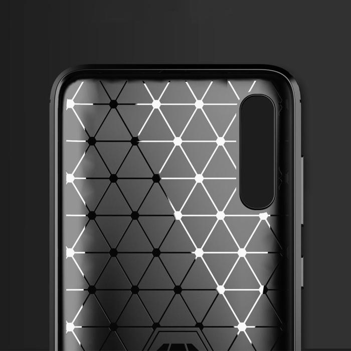 Forcell - Galaxy A70/A70s Skal Forcell Carbon Mjukplast - Svart