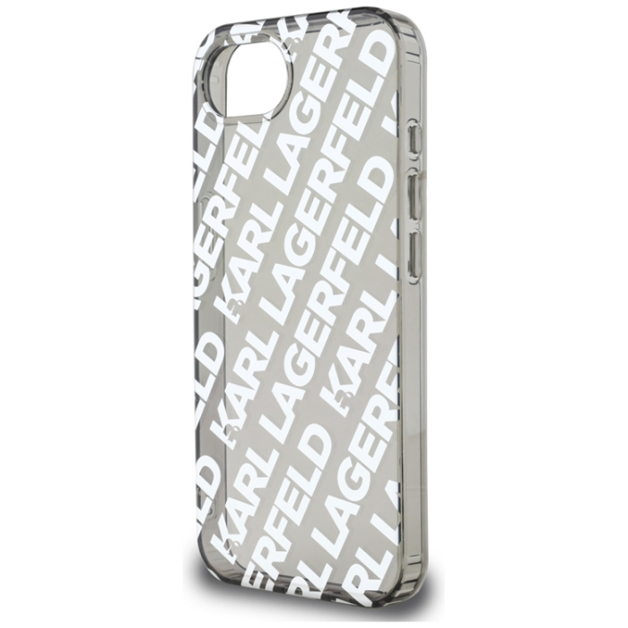 KARL LAGERFELD - Karl Lagerfeld iPhone 16e Mobilskal Repeat Logo - Silver