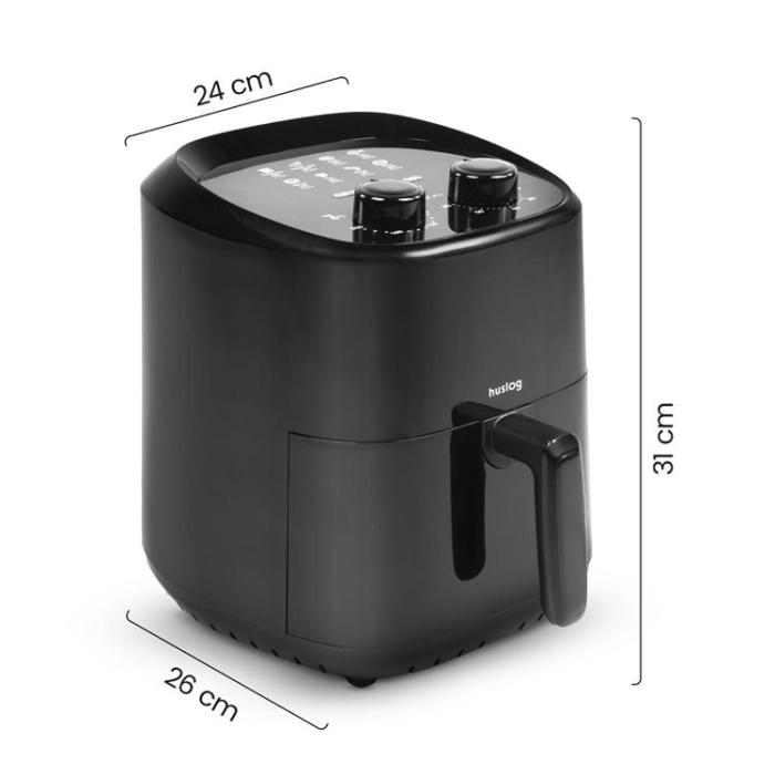 Huslog - Huslog Air Fryer 1400W HUS1058 - Svart
