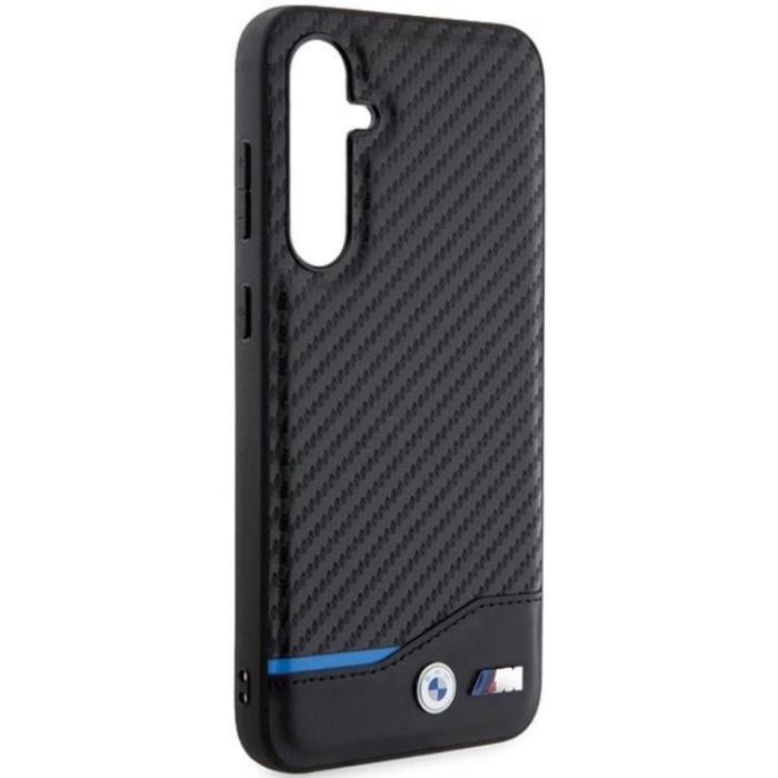 BMW - BMW Galaxy S23 FE Mobilskal Läder Carbon - Svart