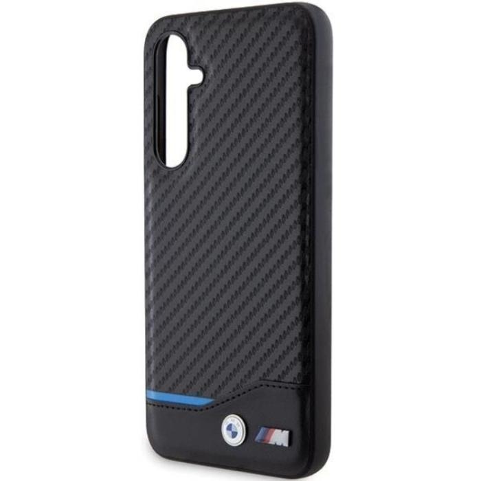 BMW - BMW Galaxy S23 FE Mobilskal Läder Carbon - Svart