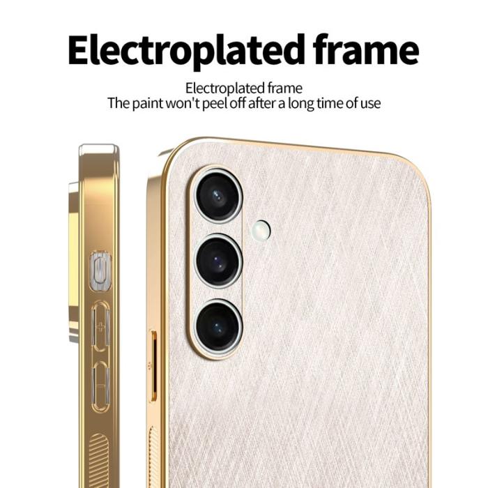 KADEM - KADEM Mobilskal till Samsung Galaxy S26 / S26 Pro PU + TPU - Guld