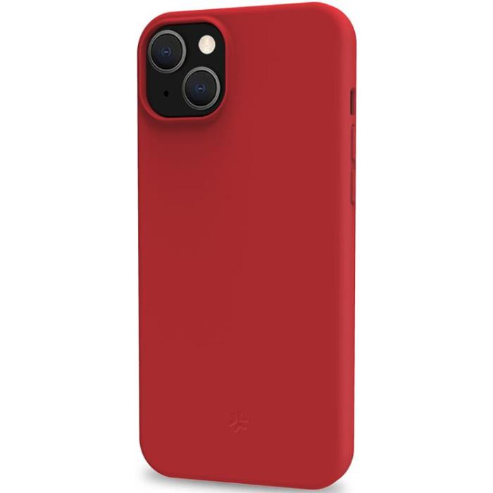 Celly - Celly iPhone 15 Mobilskal Cromo Soft Rubber - Röd