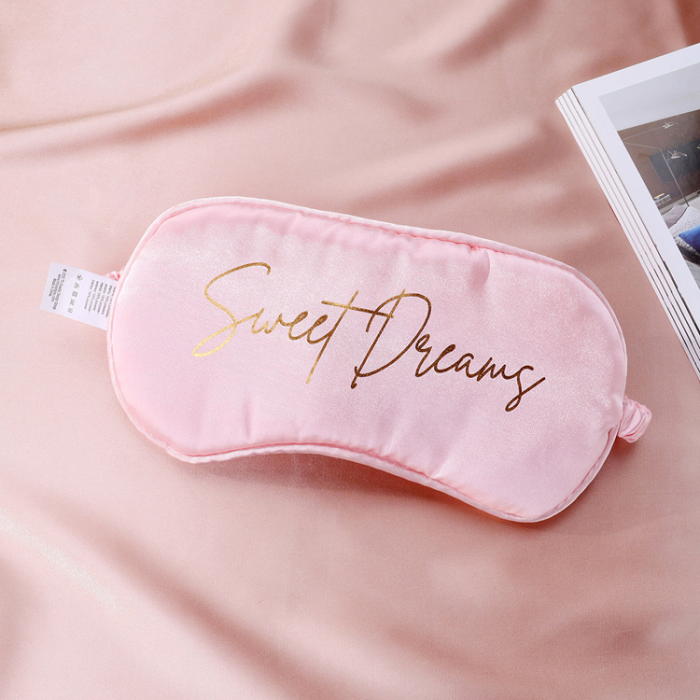OEM - Bekväm Silky Sovmask/Ögonmask - Sweet Dreams