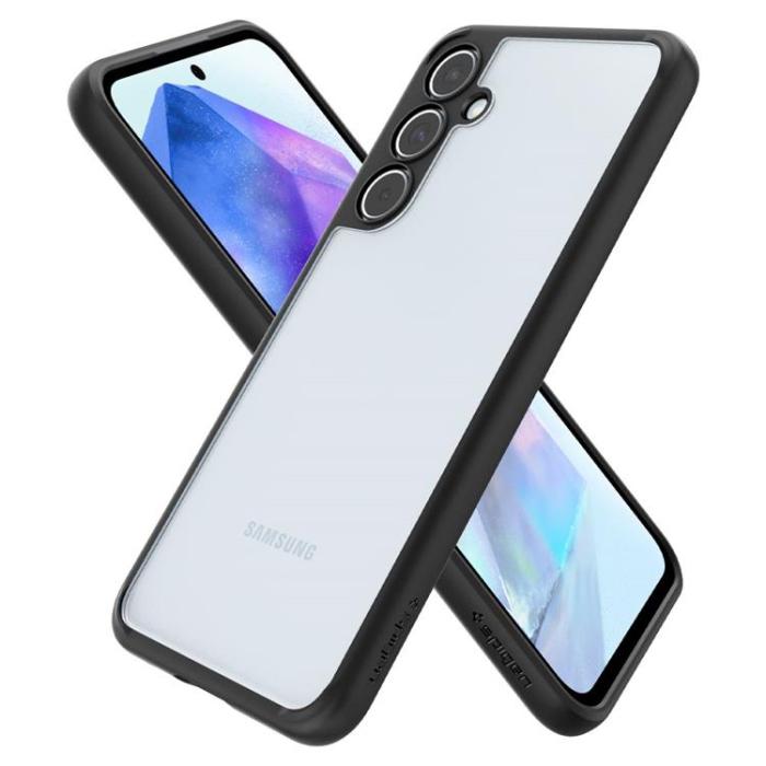 Spigen - Spigen Galaxy A55 5G Mobilskal Ultra Hybrid - Matte Svart