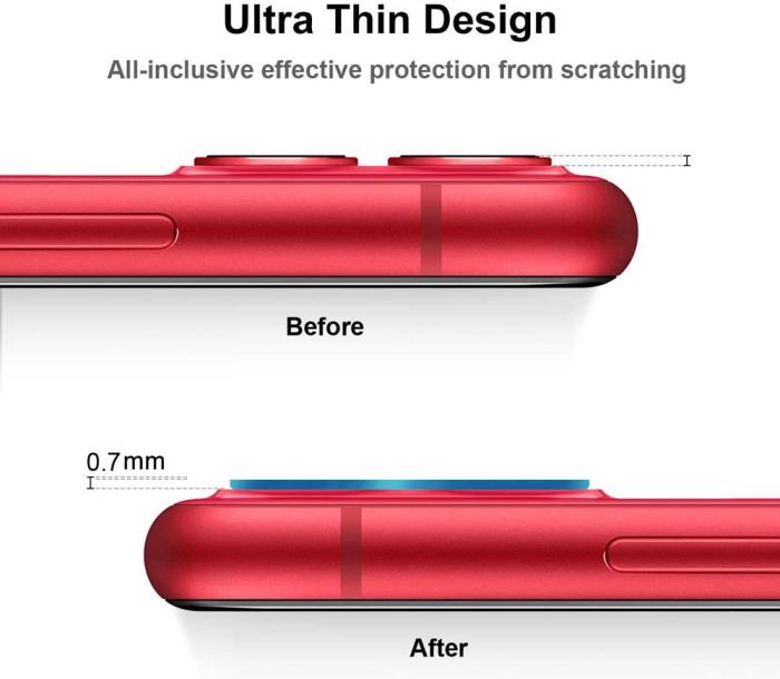 OEM - [2-PACK] Kameralinsskydd i Härdat Glas iPhone 11 - Clear