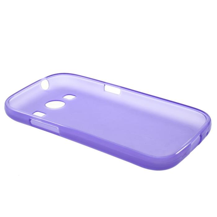 UTGATT5 - Flexicase Skal till Samsung Galaxy Ace 4 (G357) - Matte Lila