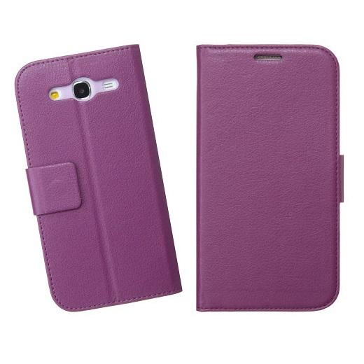 Embossed Plånboksfodral till Samsung Galaxy Mega 5.8 i9150 (Lila) | 2353 | AlltMobil