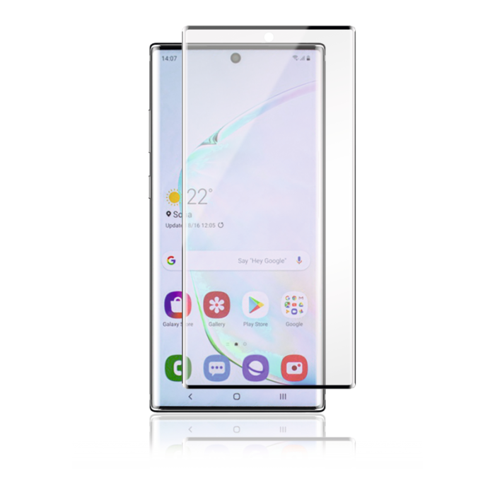 UTGATT1 - Panzer - Curved Glass till Samsung Galaxy Note 10 - Svart