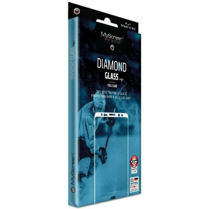 MyScreen - MS iPhone 16e Härdat Glas Skärmskydd Diamond FG - Svart