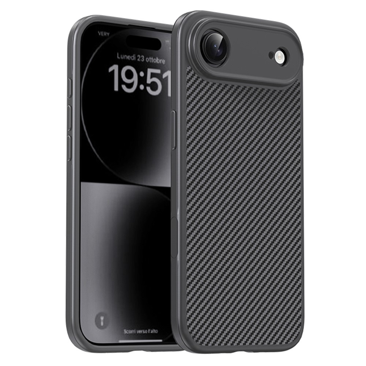 IPAKY iPhone Air Mobilskal Carbon Fiber - Grå | 2353 | AlltMobil