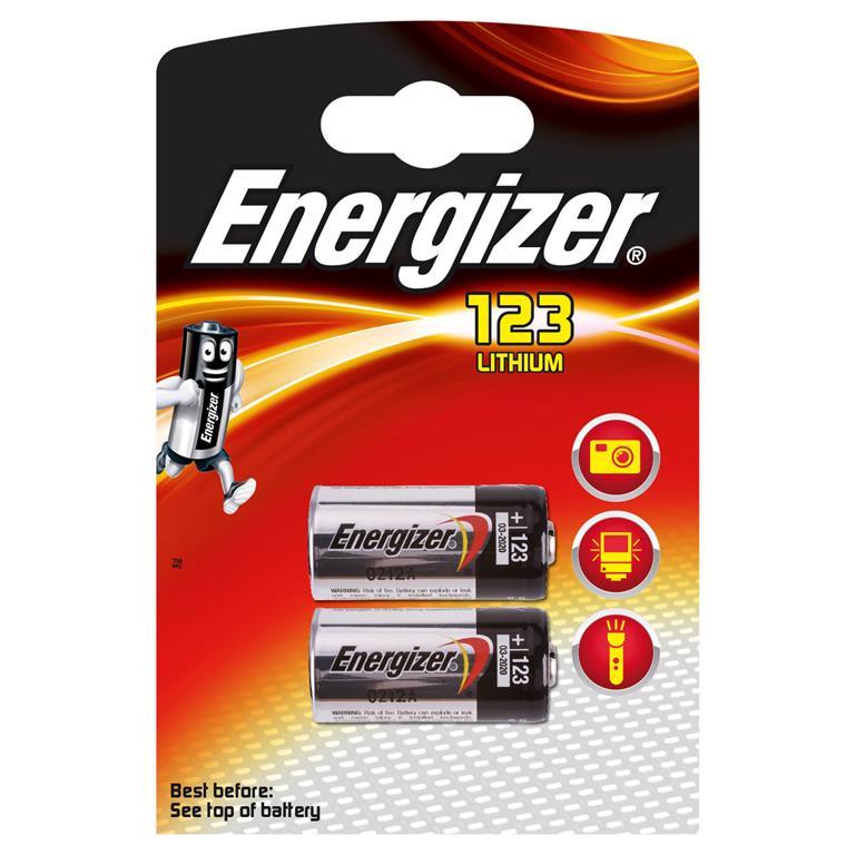 ENERGIZER Batteri CR123 Lithium 2-pack | 264 | AlltMobil