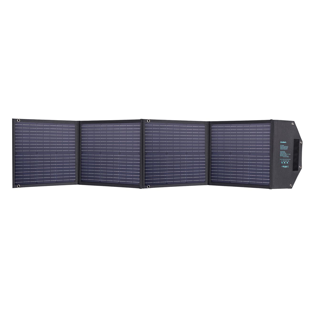 Choetech Foldable USB Till Typ-C Solladdare 100W - Svart | 505295 | AlltMobil