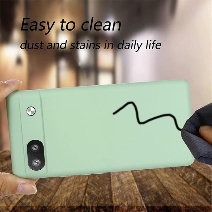 A-One Brand - Google Pixel 6a Skal Liquid Silicone - Grön