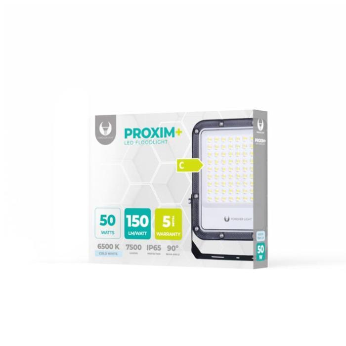 Forever Light - Forever Strålkastare LED PROXIM+ 50W 6500K 7500lm 230V IP65 150lm/W